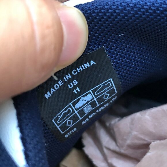 CROCS Crocband Casual Shoes Men's Size 11 White/Blue Sneakers 10935-126 - Picture 8 of 10